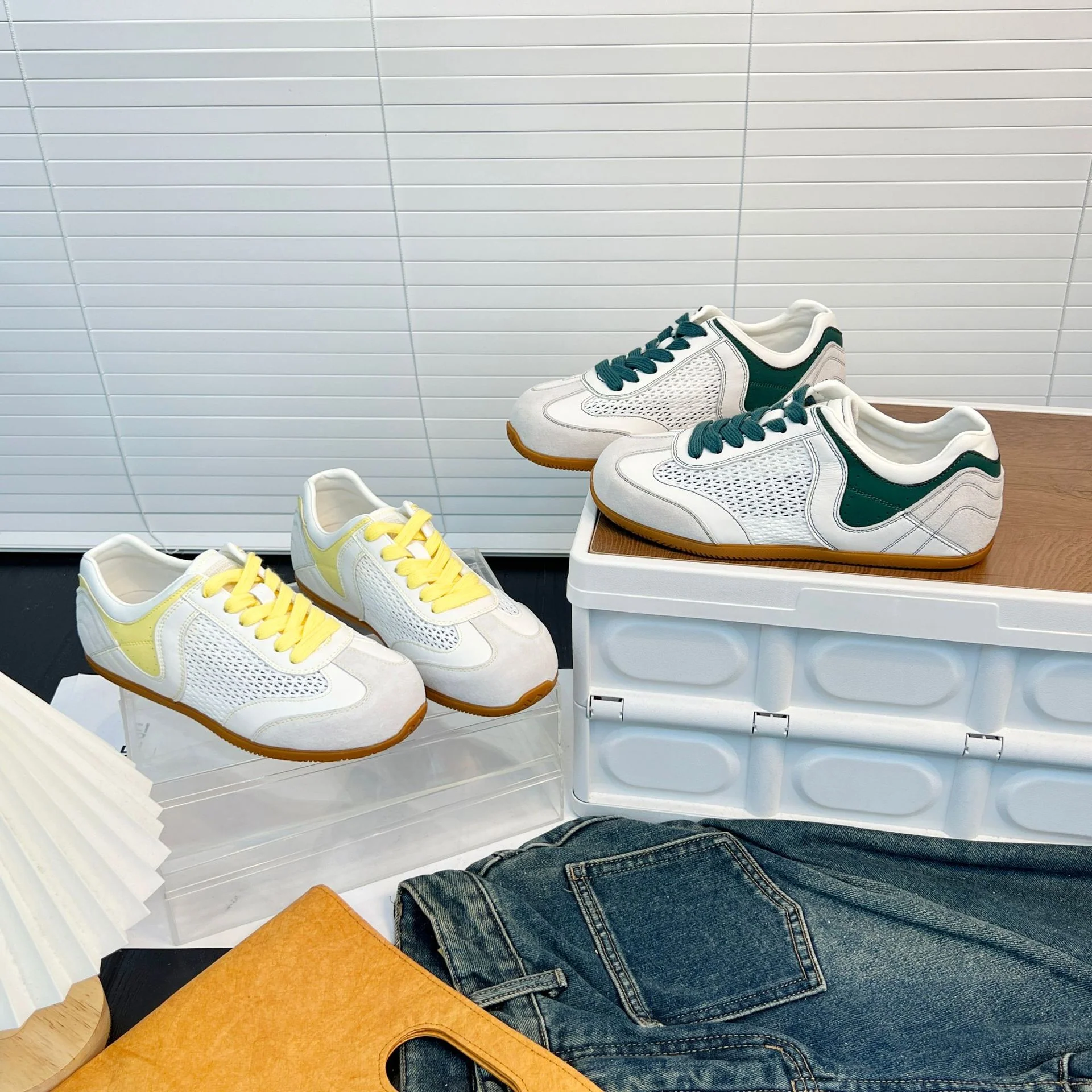 Damen Sportliche Freizeitsneakers mit atmungsaktiver Mesh-Oberfläche und flexibler Sohle Heidi Mode - Image 3