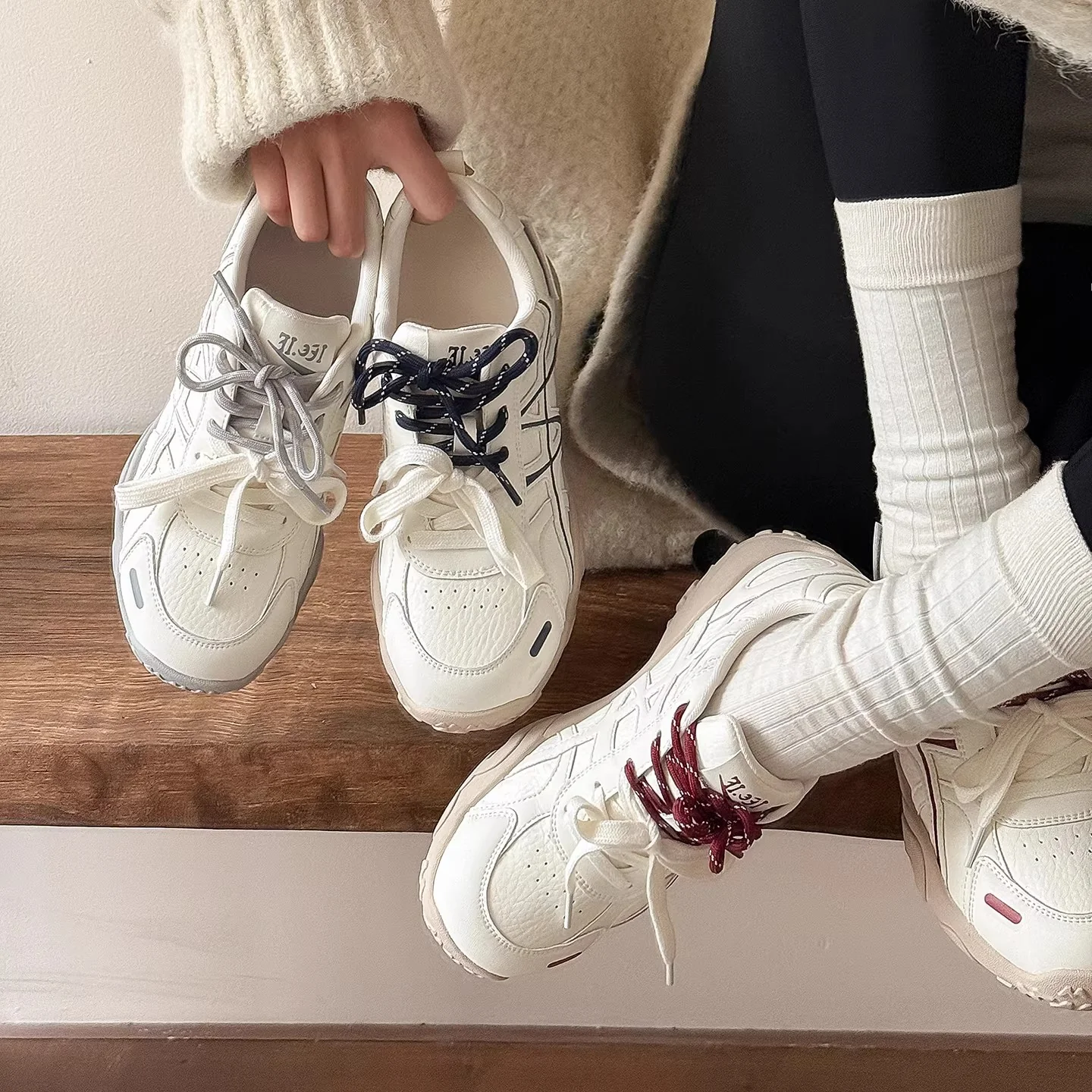 Damen Sportliche Freizeitsneakers mit atmungsaktiver Sohle und ergonomischem Design Heidi Mode - Image 3
