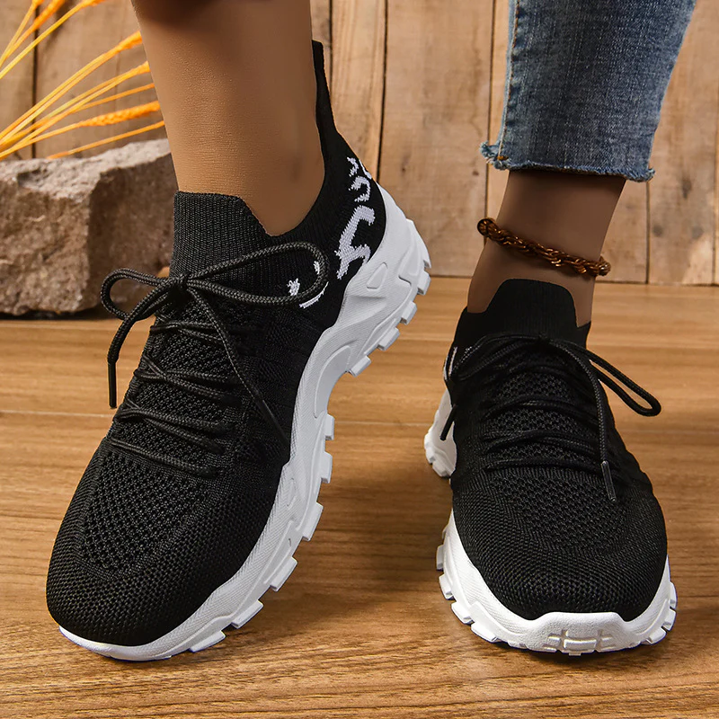Damen Sportliche High-Performance Sneaker mit elastischem Schnellschnürsystem Heidi Mode - Image 4