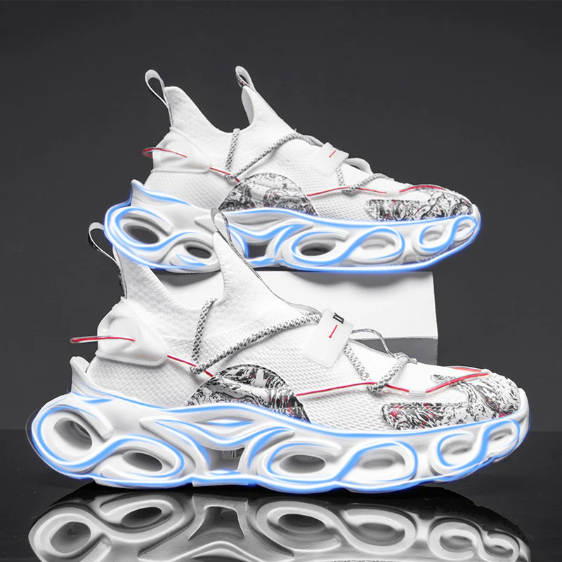 Damen Sportliche High-Performance Sneakers mit atmungsaktiver Struktur und innovativer Dämpfungstechnologie Heidi Mode - Image 2