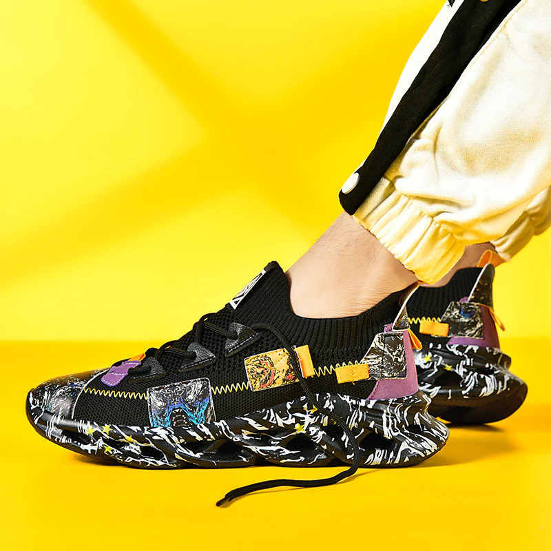 Damen Sportliche High-Tech Sneakers mit dynamischem Sohlenprofil Heidi Mode - Image 3