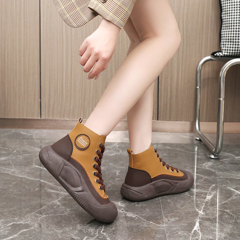 Damen Sportliche High-Top Sneaker mit rutschfester Sohle und ergonomischer Dämpfung Heidi Mode - Image 3