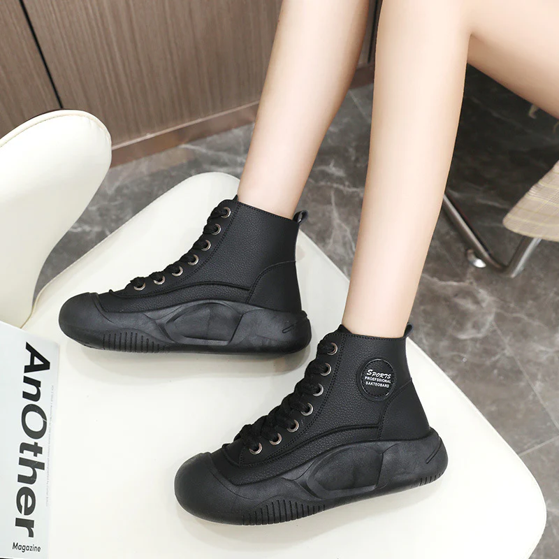 Damen Sportliche High-Top Sneaker mit rutschfester Sohle und ergonomischer Dämpfung Heidi Mode - Image 4