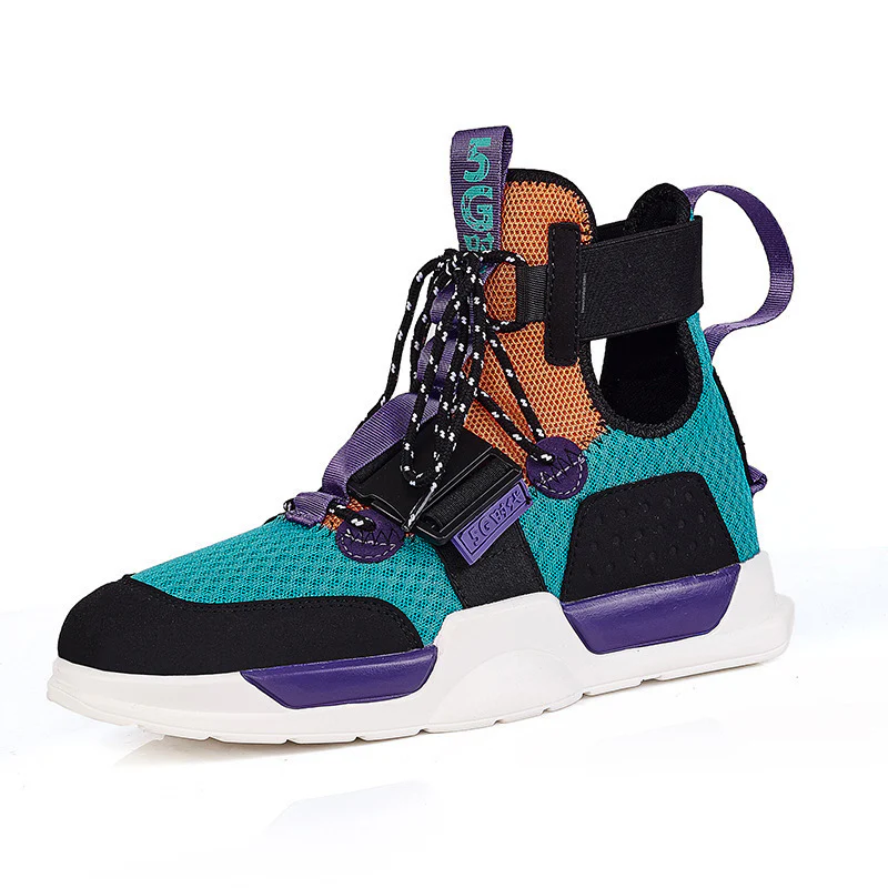 Damen Sportliche High-Top Sneaker mit verstellbarem Riemensystem Heidi Mode - Image 8