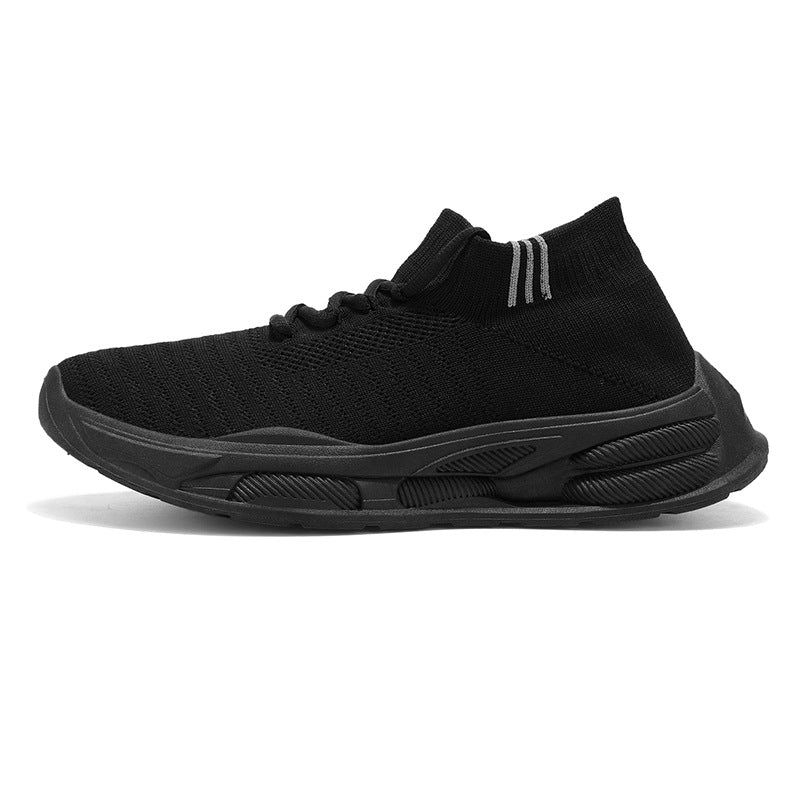 Damen Sportliche High-Top Sneakers mit atmungsaktivem gestricktem Obermaterial und stoßdämpfender Sohle Heidi Mode - Image 5