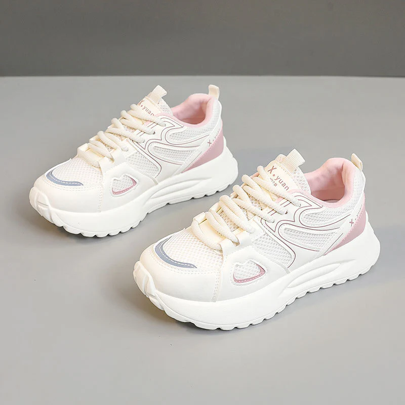 Damen Sportliche High-Top Sneakers mit atmungsaktivem Mesh-Obermaterial und dämpfender Sohle Heidi Mode - Image 6