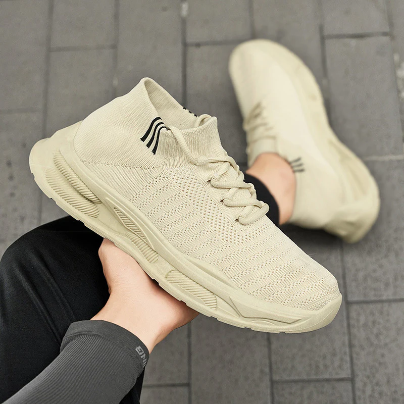 Damen Sportliche High-Top Sneakers mit atmungsaktivem Obermaterial und flexiblem Schaft Heidi Mode - Image 3