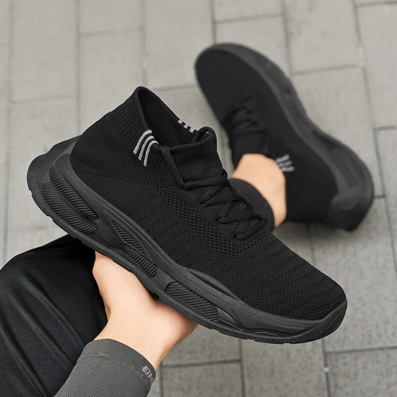 Damen Sportliche High-Top Sneakers mit atmungsaktivem Obermaterial und flexiblem Schaft Heidi Mode - Image 4