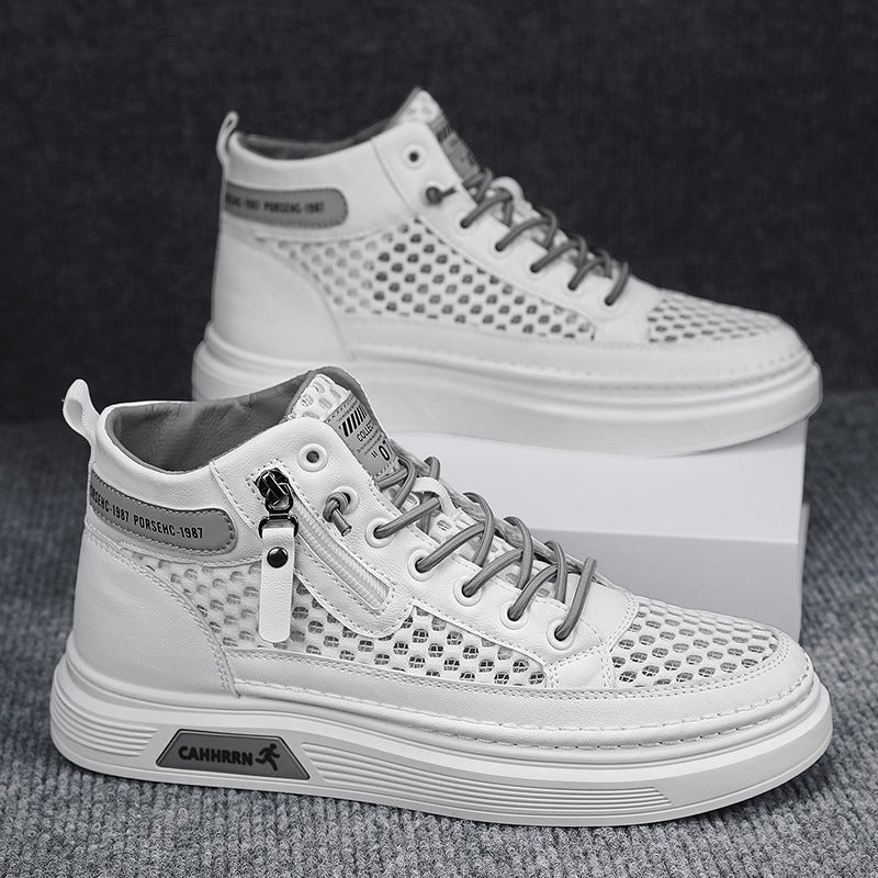 Damen Sportliche High-Top Sneakers mit atmungsaktivem Obermaterial und robustem Profil Heidi Mode - Image 7