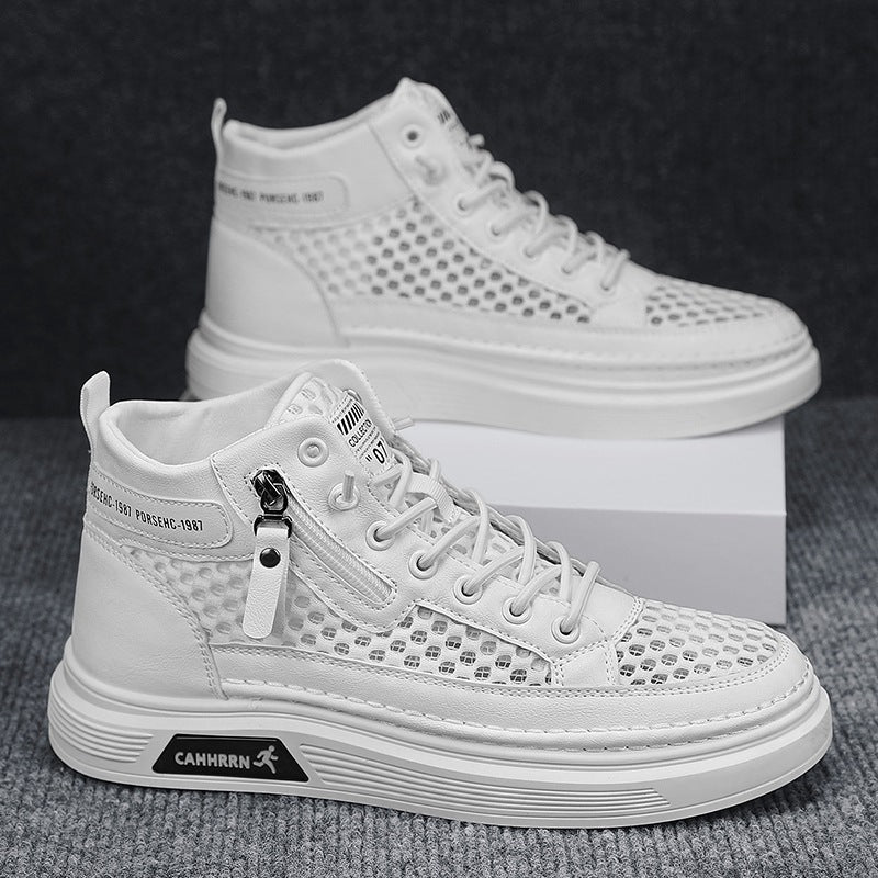 Damen Sportliche High-Top Sneakers mit atmungsaktivem Obermaterial und robustem Profil Heidi Mode - Image 8