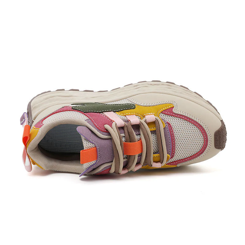 Damen Sportliche High-Top Sneakers mit atmungsaktiver Mesh-Oberfläche und rutschfester Sohle Heidi Mode - Image 2