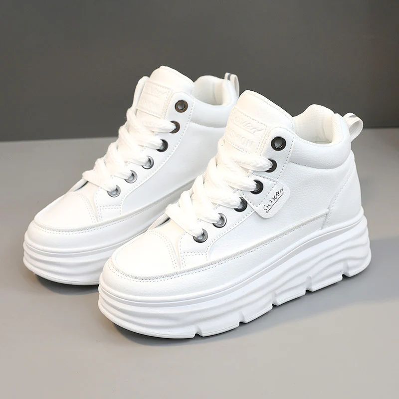 Damen sportliche High-Top Sneakers mit dämpfendem Sohlenprofil Heidi Mode - Image 2