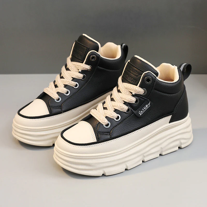 Damen sportliche High-Top Sneakers mit dämpfendem Sohlenprofil Heidi Mode - Image 7