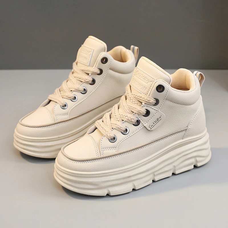 Damen sportliche High-Top Sneakers mit dämpfendem Sohlenprofil Heidi Mode - Image 8