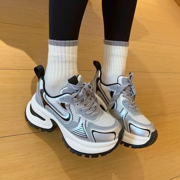 Damen Sportliche High-Top Sneakers mit dämpfendem Sohlenprofil Heidi Mode - Image 2