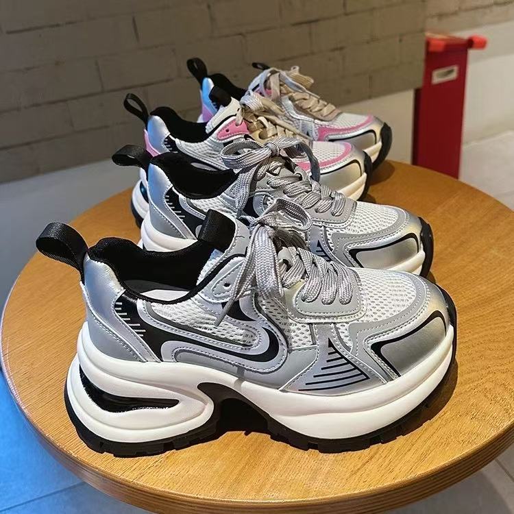 Damen Sportliche High-Top Sneakers mit dämpfendem Sohlenprofil Heidi Mode - Image 3