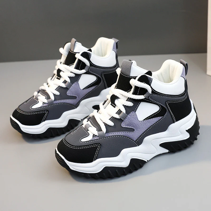 Damen sportliche High-Top Sneakers mit dämpfendem Sohlenprofil Heidi Mode - Image 2