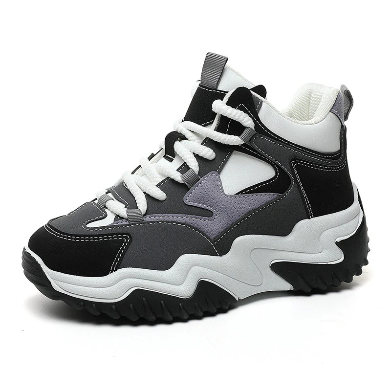 Damen sportliche High-Top Sneakers mit dämpfendem Sohlenprofil Heidi Mode - Image 5