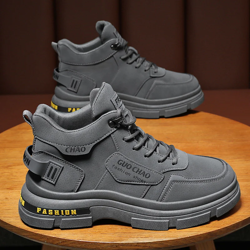 Damen Sportliche High-Top Sneakers mit dämpfendem Sohlenprofil und atmungsaktiver Innensohle Heidi Mode - Image 6