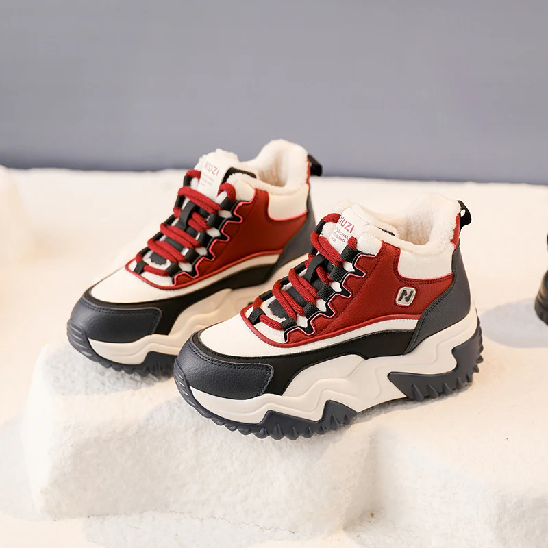 Damen sportliche High-Top Sneakers mit dickem Profil und dämpfendem Innenfutter Heidi Mode - Image 2