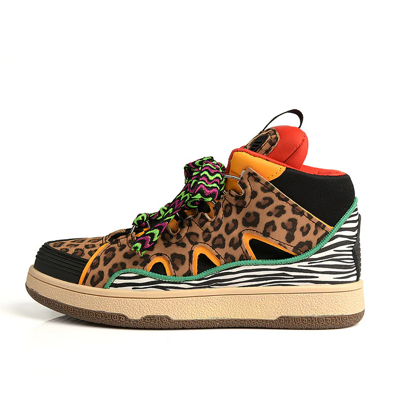 Damen Sportliche High-Top Sneakers mit elastischem Schnürsystem Heidi Mode - Image 5