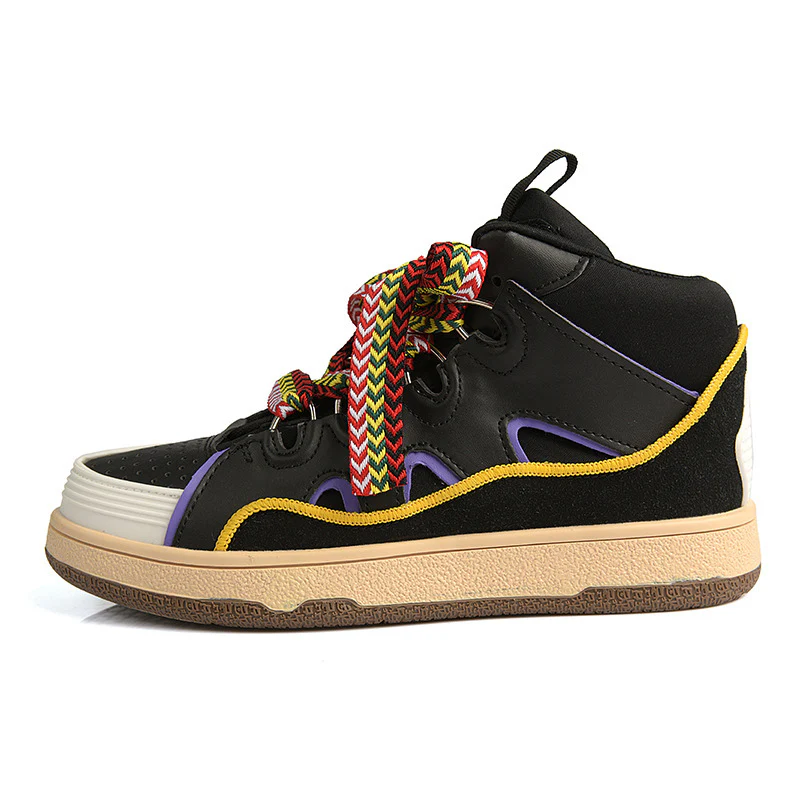 Damen Sportliche High-Top Sneakers mit elastischem Schnürsystem Heidi Mode - Image 9