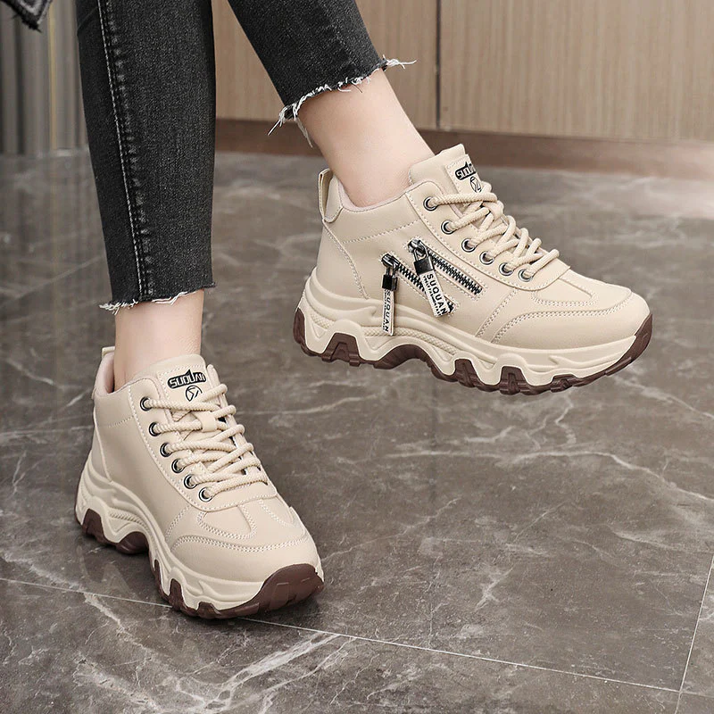 Damen Sportliche High-Top Sneakers mit ergonomischer Dämpfung und robustem Obermaterial Heidi Mode - Image 3