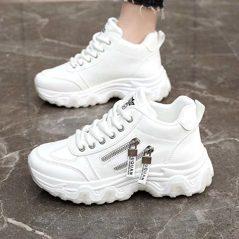 Damen Sportliche High-Top Sneakers mit ergonomischer Dämpfung und robustem Obermaterial Heidi Mode - Image 4