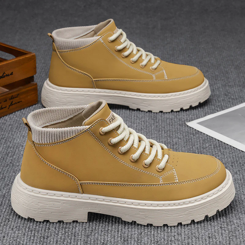 Damen Sportliche High-Top Sneakers mit gepolsterter Ferse und rutschfester Sohle Heidi Mode - Image 2