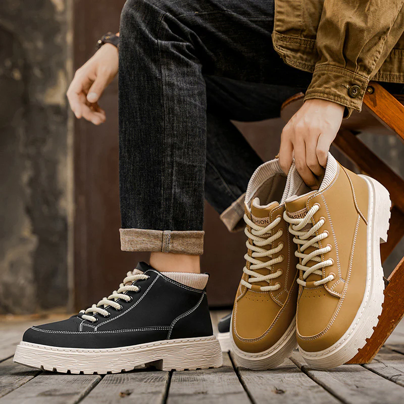 Damen Sportliche High-Top Sneakers mit gepolsterter Ferse und rutschfester Sohle Heidi Mode - Image 4