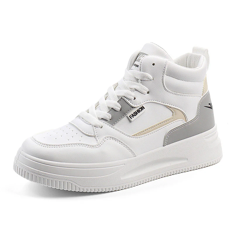 Damen Sportliche High-Top Sneakers mit gepolsterter Innensohle und rutschfester Sohle Heidi Mode - Image 5