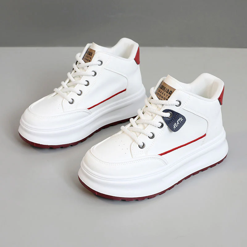 Damen Sportliche High-Top Sneakers mit gepolsterter Sohle und atmungsaktiver Struktur Heidi Mode - Image 7