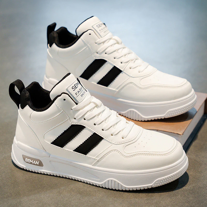 Damen Sportliche High-Top Sneakers mit gepolsterter Sohle und griffigem Profil Heidi Mode - Image 2