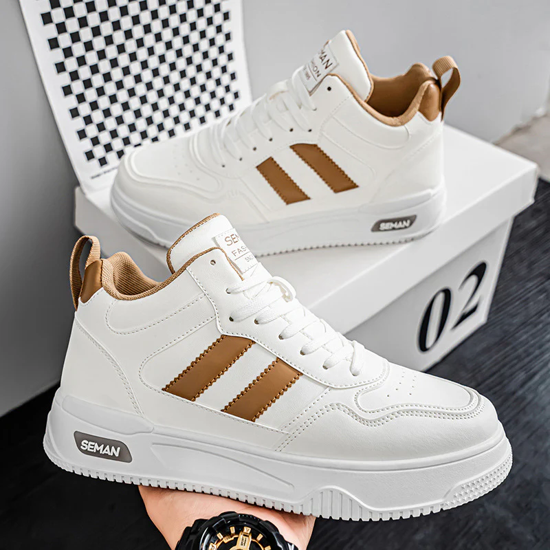 Damen Sportliche High-Top Sneakers mit gepolsterter Sohle und griffigem Profil Heidi Mode - Image 7