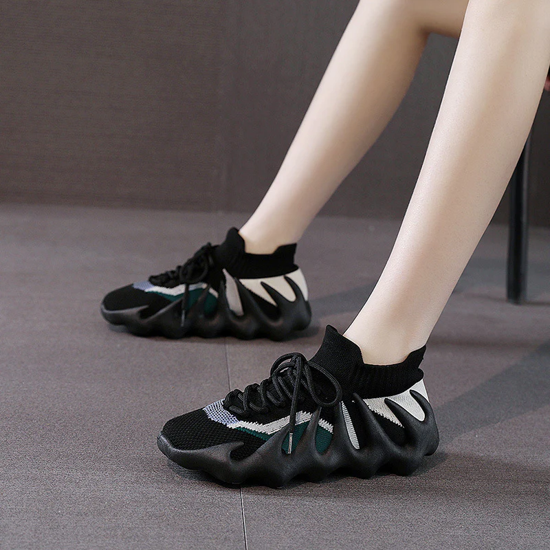 Damen Sportliche High-Top Sneakers mit innovativem Design und atmungsaktiver Technik Heidi Mode - Image 4