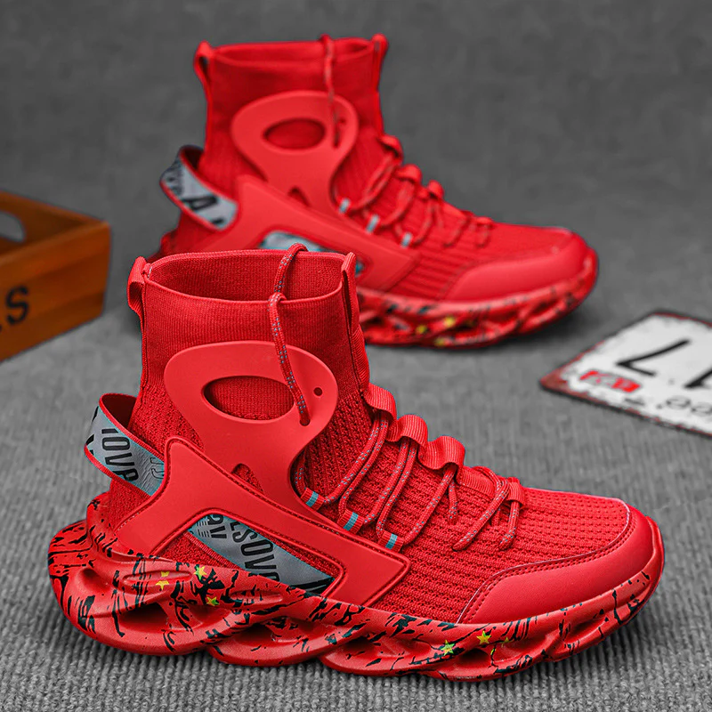 Damen Sportliche High-Top Sneakers mit innovativem Traktionsdesign Heidi Mode - Image 3