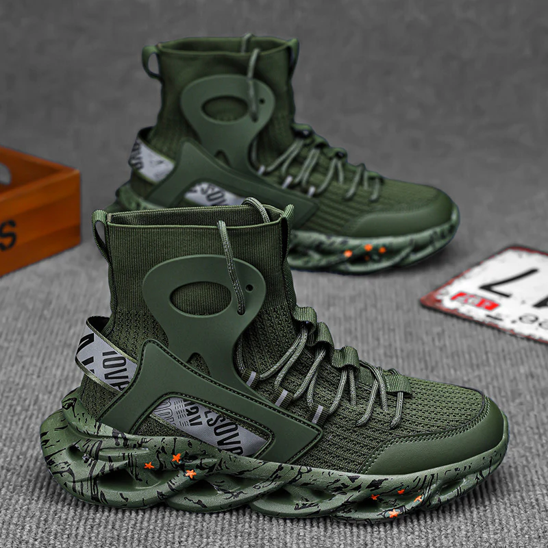 Damen Sportliche High-Top Sneakers mit innovativem Traktionsdesign Heidi Mode - Image 8