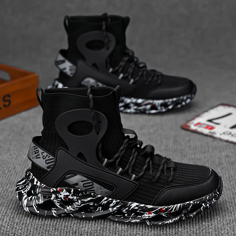 Damen Sportliche High-Top Sneakers mit innovativem Traktionsdesign Heidi Mode - Image 9