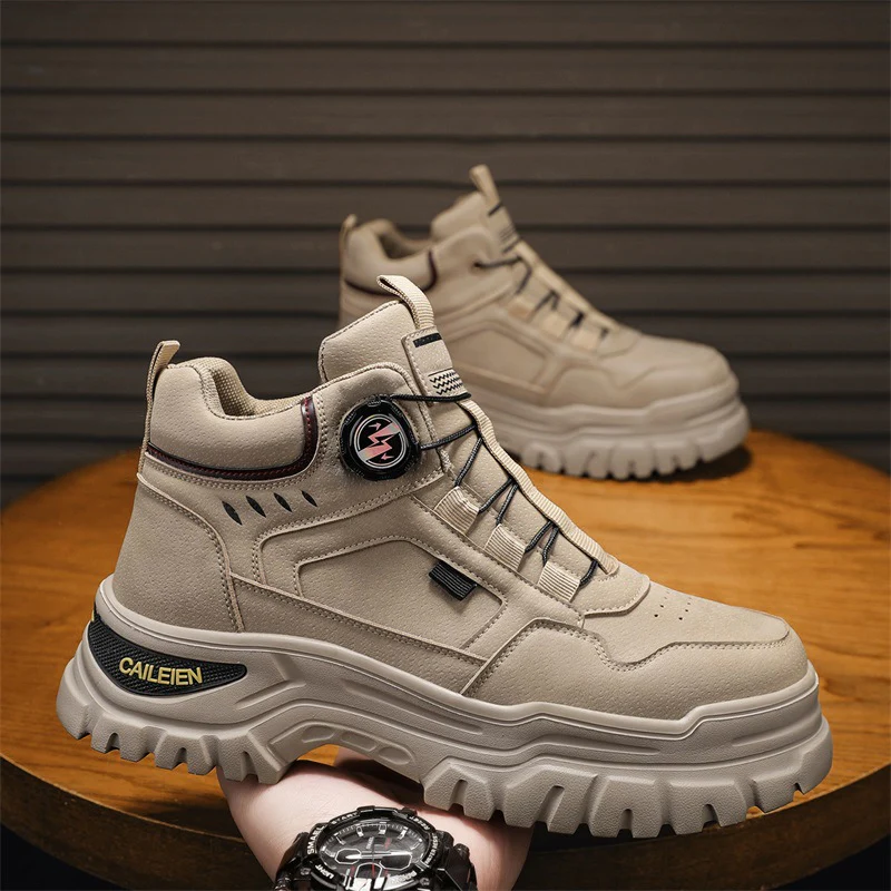 Damen Sportliche High-Top Sneakers mit innovativem Verschlusssystem und rutschfester Sohle Heidi Mode - Image 3