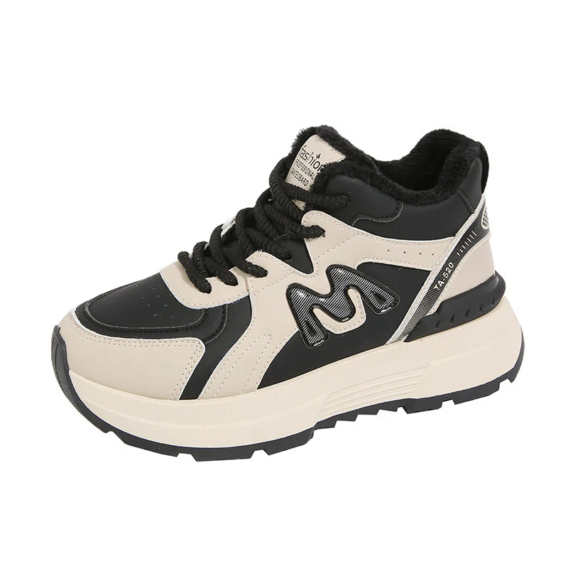 Damen Sportliche High-Top Sneakers mit kuscheligem Innenfutter und rutschfester Profilsohle Heidi Mode - Image 5