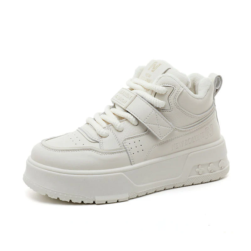 Damen Sportliche High-Top Sneakers mit kuscheligem Innenfutter und sicherem Schnallenverschluss Heidi Mode - Image 4