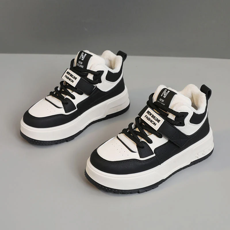 Damen Sportliche High-Top Sneakers mit kuscheligem Innenfutter und sicherem Schnallenverschluss Heidi Mode - Image 6