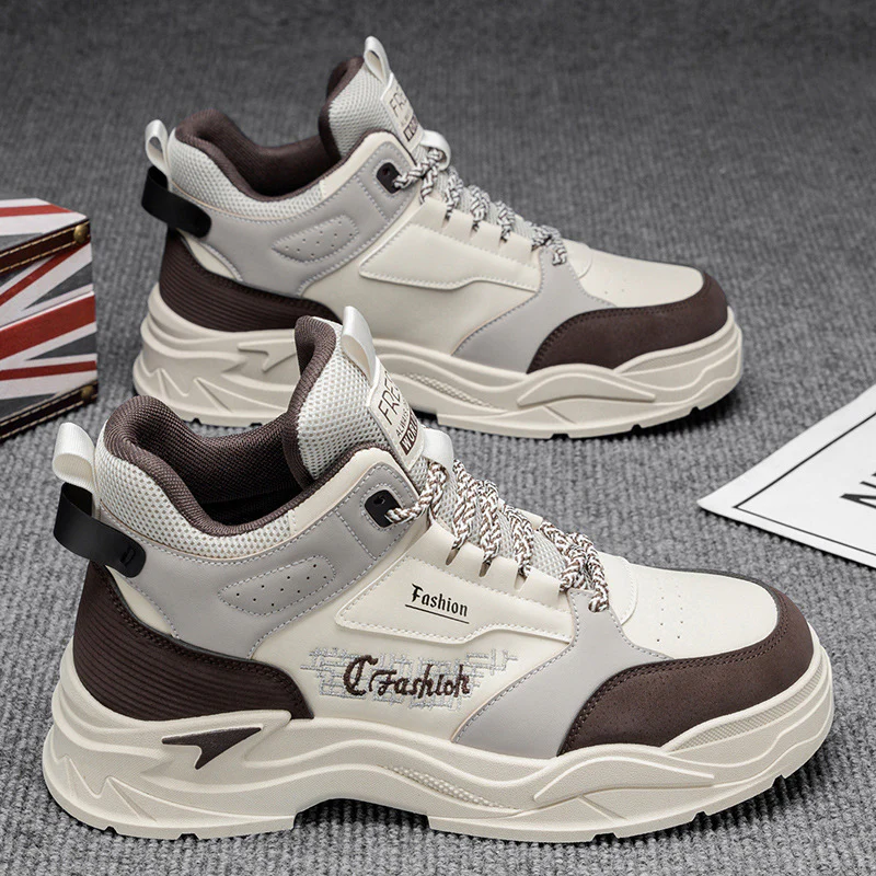 Damen Sportliche High-Top Sneakers mit modernem Design und dämpfender Sohle Heidi Mode - Image 3