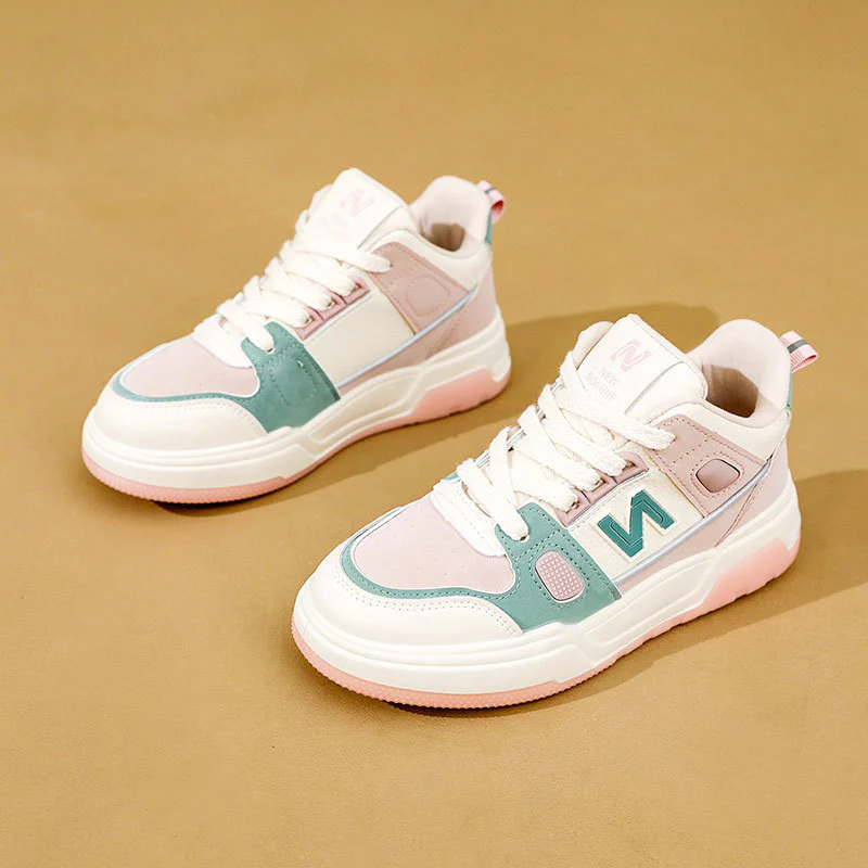 Damen Sportliche High-Top Sneakers mit modischem Design und atmungsaktiver Oberflächenstruktur Heidi Mode - Image 2