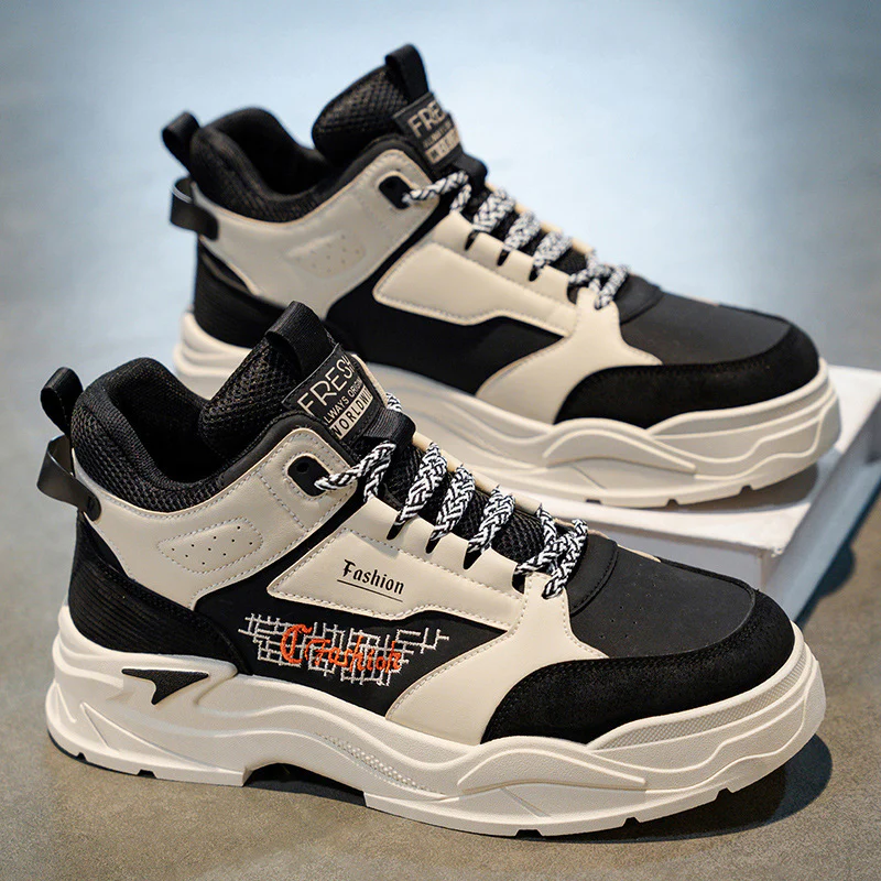 Damen Sportliche High-Top Sneakers mit modischem Design und dämpfendem Sohlenprofil Heidi Mode - Image 3