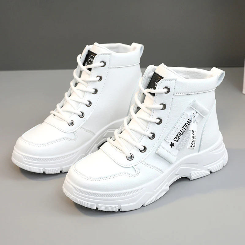 Damen sportliche High-Top Sneakers mit modischem Design und dämpfender Sohle Heidi Mode - Image 2