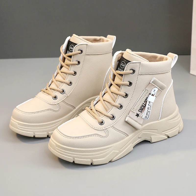 Damen sportliche High-Top Sneakers mit modischem Design und dämpfender Sohle Heidi Mode - Image 8