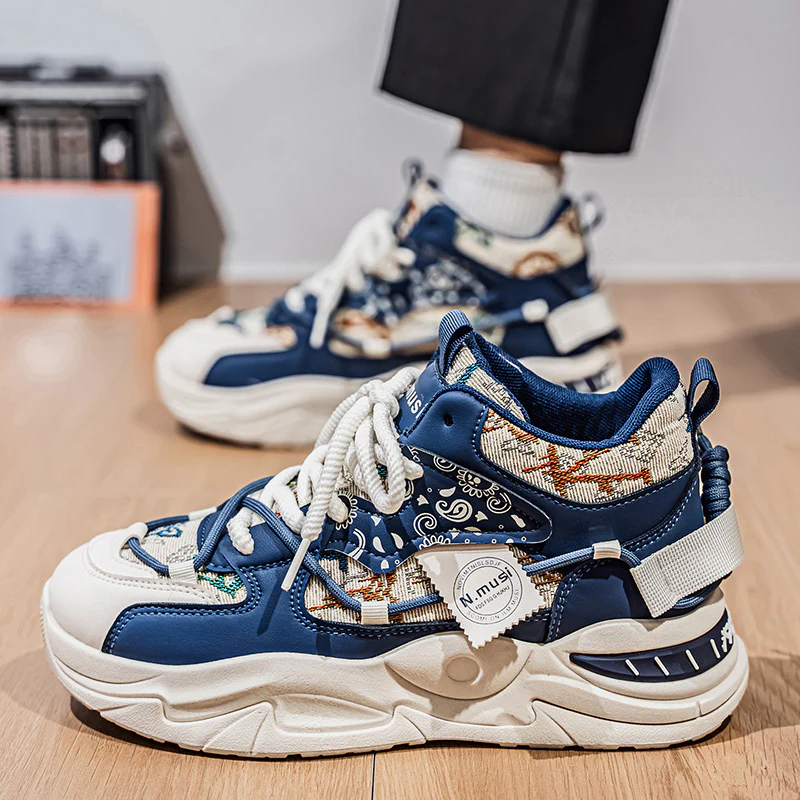 Damen Sportliche High-Top Sneakers mit modischem Ethno-Muster und innovativer Sohlentechnologie Heidi Mode - Image 3