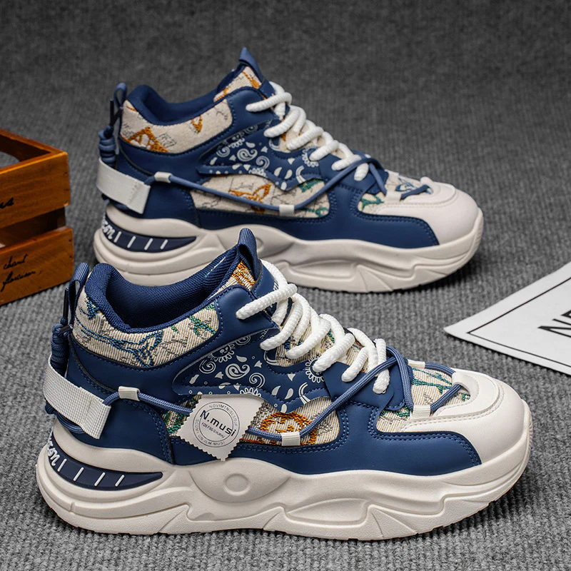 Damen Sportliche High-Top Sneakers mit modischem Ethno-Muster und innovativer Sohlentechnologie Heidi Mode - Image 6