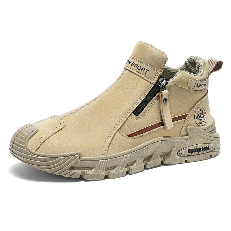 Damen Sportliche High-Top Sneakers mit praktischem Reißverschluss und isolierendem Innenfutter Heidi Mode - Image 5